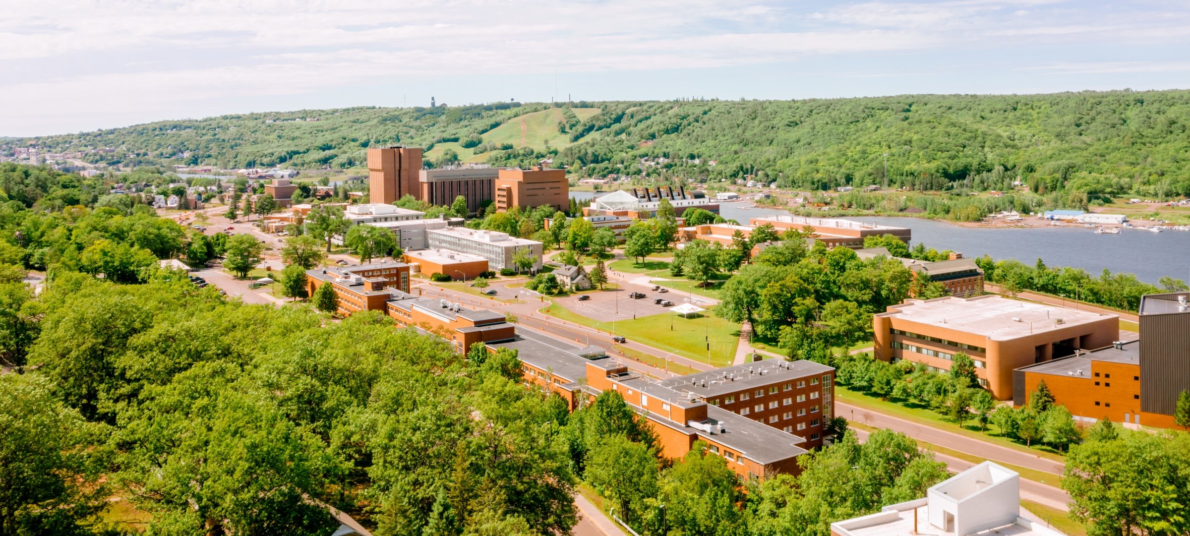 Vista of Michigan Tech campus.